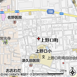 大阪府門真市上野口町16-1周辺の地図