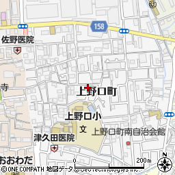 大阪府門真市上野口町16-6周辺の地図