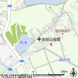 岡山県赤磐市岩田101周辺の地図