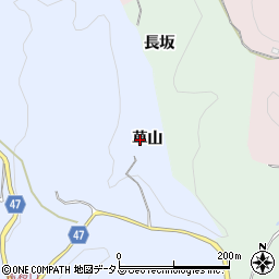 京都府木津川市加茂町尻枝草山周辺の地図