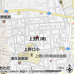 大阪府門真市上野口町16-11周辺の地図