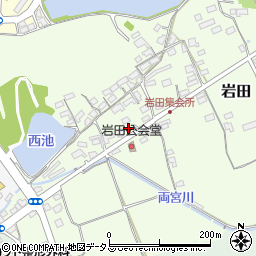 岡山県赤磐市岩田123周辺の地図