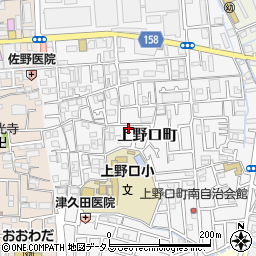 大阪府門真市上野口町16-5周辺の地図