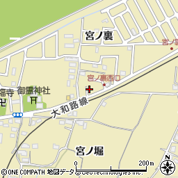 京都府木津川市木津宮ノ裏204-6周辺の地図