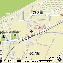 京都府木津川市木津宮ノ裏204-15周辺の地図