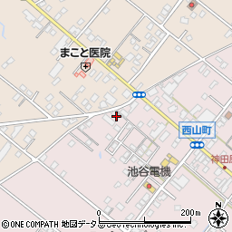 静岡県浜松市中央区西山町2307周辺の地図