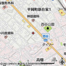兵庫県加古川市平岡町新在家36-10周辺の地図