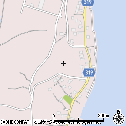 静岡県浜松市中央区白洲町周辺の地図