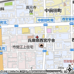 上田会計周辺の地図