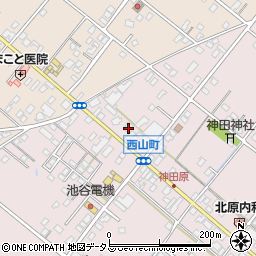静岡県浜松市中央区西山町2186周辺の地図