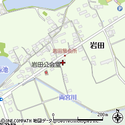 岡山県赤磐市岩田223周辺の地図