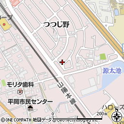 兵庫県加古川市平岡町つつじ野1-330周辺の地図