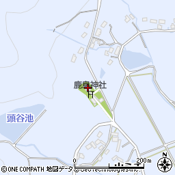 愛知県豊橋市雲谷町上ノ山19周辺の地図