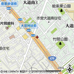 三嶋周辺の地図
