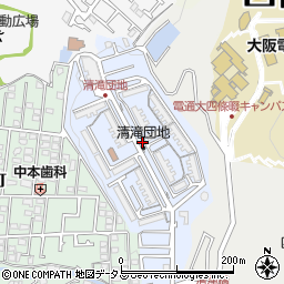 〒575-0062 大阪府四條畷市清滝新町の地図