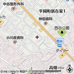 兵庫県加古川市平岡町新在家69-5周辺の地図