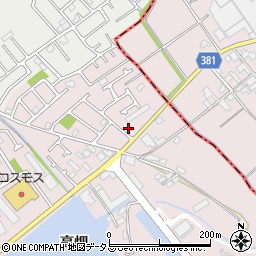 張家 東加古川周辺の地図