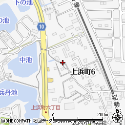上浜ハイツ周辺の地図