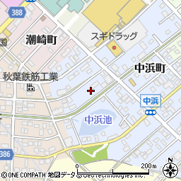 愛知県豊橋市中浜町31-4周辺の地図