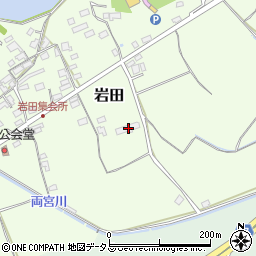 岡山県赤磐市岩田292周辺の地図