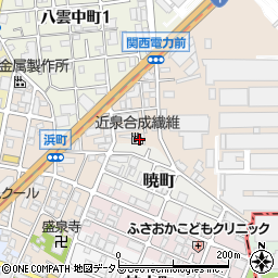 近泉合成繊維株式会社　パーツ芯生産課周辺の地図