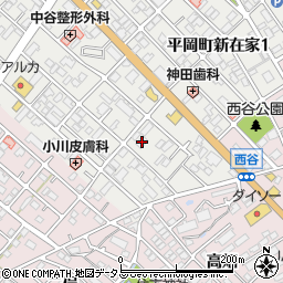 兵庫県加古川市平岡町新在家64-1周辺の地図