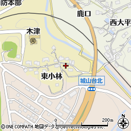 京都府木津川市木津東小林30周辺の地図