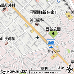 兵庫県加古川市平岡町新在家36周辺の地図