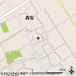 兵庫県加古郡稲美町森安421周辺の地図