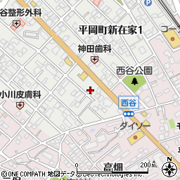 兵庫県加古川市平岡町新在家36-13周辺の地図