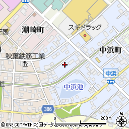 愛知県豊橋市中浜町26周辺の地図