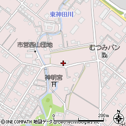 静岡県浜松市中央区西山町769周辺の地図