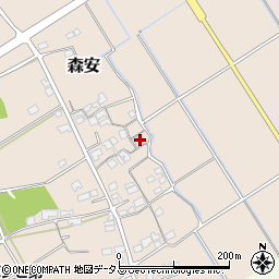 兵庫県加古郡稲美町森安419周辺の地図