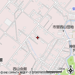 静岡県浜松市中央区西山町2040周辺の地図