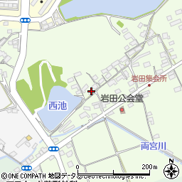 岡山県赤磐市岩田718周辺の地図