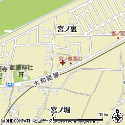 京都府木津川市木津宮ノ裏200-17周辺の地図