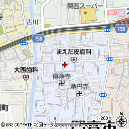 大阪府門真市常盤町12-1周辺の地図