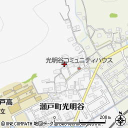 岡山県岡山市東区瀬戸町光明谷355周辺の地図