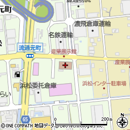 浜松市役所　東区役所健康づくり課保健第一グループ・保健第二グループ周辺の地図