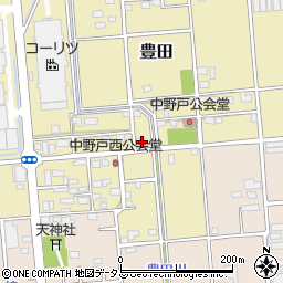 静岡県磐田市豊田748-2周辺の地図