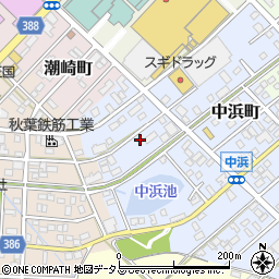 愛知県豊橋市中浜町26-2周辺の地図
