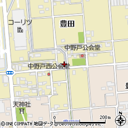 静岡県磐田市豊田748-3周辺の地図