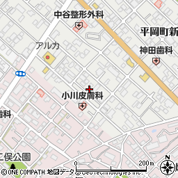 兵庫県加古川市平岡町新在家86-8周辺の地図