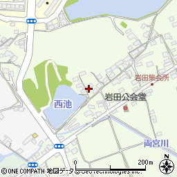 岡山県赤磐市岩田720周辺の地図