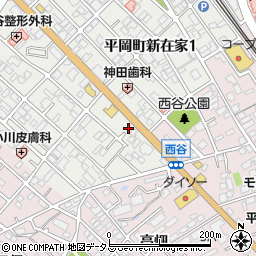 兵庫県加古川市平岡町新在家36-8周辺の地図