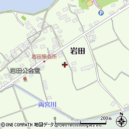 岡山県赤磐市岩田219周辺の地図