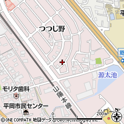 兵庫県加古川市平岡町つつじ野1-328周辺の地図