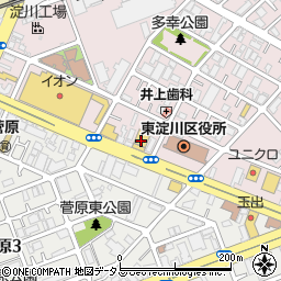 ＧＥＯ東淀川店周辺の地図