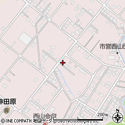 静岡県浜松市中央区西山町2035周辺の地図