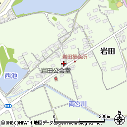 岡山県赤磐市岩田135周辺の地図